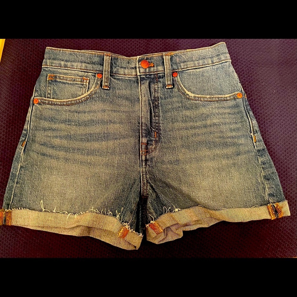 Madewell High-Rise Denim Shorts Size 26